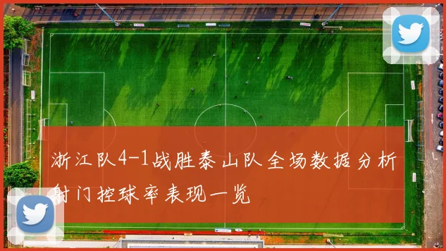 浙江队4-1战胜泰山队全场数据分析射门控球率表现一览